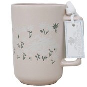 Wholesale - Debossed Daisies Tall Mug with "Blessed" Inside Hit Shabby Chic C/P 36, UPC: 195010132909